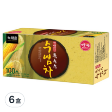NOKCHAWON 綠茶園 玉米鬚茶, 小包裝設計 攜帶方便 飯後好伴侶, 1.5g, 100包, 6盒