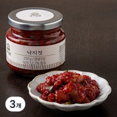 상하농원 낙지젓, 250g, 3개