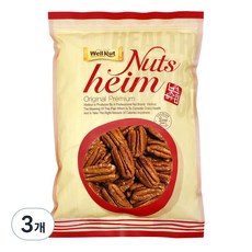 웰넛 자연두레 피칸, 200g, 3개