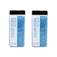 로라펫 컬러스톤 750g, 스카이블루, 2개