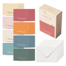 walgadaks 橫線便條紙 40入+信封袋 20入, Thankyou, 1組