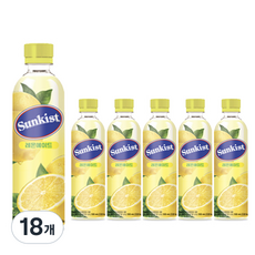 썬키스트 레몬에이드, 500ml, 18개