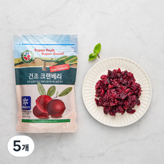 건조 크랜베리, 200g, 5개