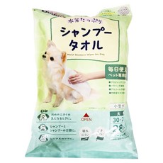 小型犬用乾洗澡濕巾28抽, 1入, 28片