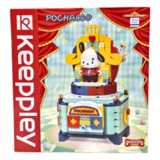 keeppley 奇妙積木 三麗鷗馬戲團系列 Pochacco 造型組合玩具, 1盒
