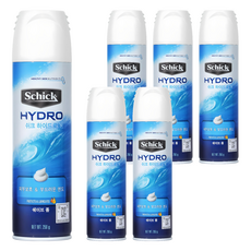 쉬크 하이드로 쉐이브 폼, 250g, 6개 6개, 250g