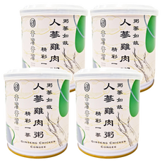 GULIUGULIU 谷溜谷溜 人蔘雞肉粥, 300g, 4罐