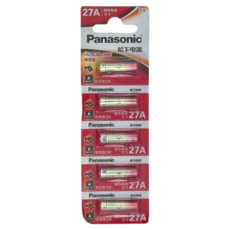 Panasonic 27A鹼性電池, 5個裝, 1組