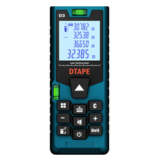 DTAPE 紅外線測距儀 D3-100M，最大測量距離0.2~100m，測量精準度±2mm, 1個