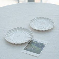 시라쿠스 프리즈 접시 17cm, 단품, 화이트, 2개 접시 2p, 화이트, 2개