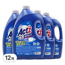 액츠 퍼펙트 베이킹소다 액상세제 본품, 3.3L, 12개