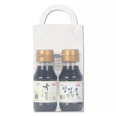 신앙촌 양조 생명물 간장 + 깔끔한 국간장, 1세트