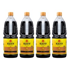 몽고간장 국간장, 1.8L, 4개