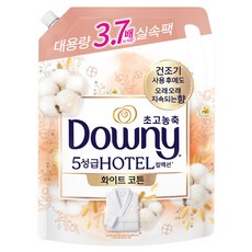 다우니 초고농축 호텔 컬렉션 섬유유연제 화이트 코튼 리필, 2.6L, 1개