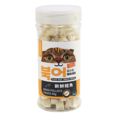 CAT CHUP 貓用鱈魚小顆粒凍乾零食, 鱈魚, 40g, 1罐