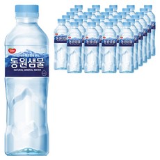 동원샘물 생수, 500ml, 100개