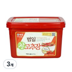 범일 찰 고추장, 3kg, 3개