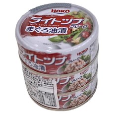 HOKO 寶幸 油漬鮪魚罐 3入 Set, 日本極洋 210g, 70g, 3罐