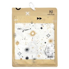 KU.KU. 酷咕鴨 KUKU PLUS 十二星座 紗布手帕 3入, 100%純棉, 30 x 30 cm, 30 x 30cm