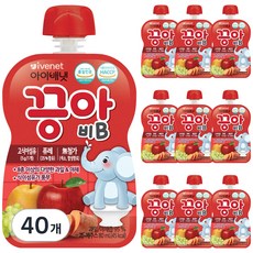 아이배냇 끙아 과일야채주스 80ml, 끙아B, 40개