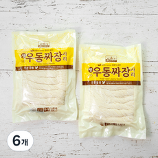 냉장_칠갑농산 생 우동 짜장사리 전문점용, 1.5kg, 6개