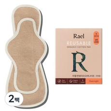 Rael 면생리대, 2세트, 1개입, 오버나이트