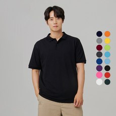 티센스 컬러풀 카라 반팔 티셔츠