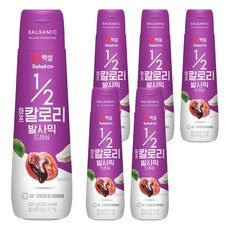CJ BEKSUL 白雪 半卡路里巴薩米克醋沙拉醬, 255g, 6個