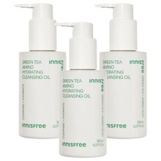 이니스프리 그린티 아미노 수분 클렌징 오일, 150ml, 3개
