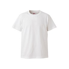 United Athle 素面短T, 美國棉, 圓筒設計, 領口雙縫, 耐用耐穿, M, 白色, 1件