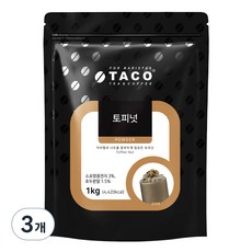 타코 토피넛 파우더, 1kg, 1개입, 3개