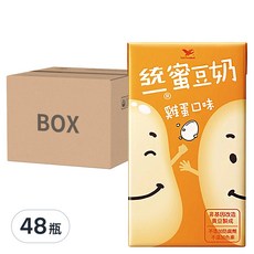 統一 蜜豆奶 雞蛋口味, 250ml, 48入