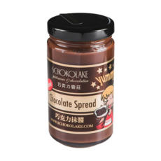 SCHOKOLAKE 巧克力雲莊 巧克力抹醬, 特調巧克力榛果醬 濃郁不膩口, 250g, 1罐