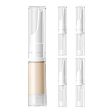 Sosumama尖頭真空乳霜空瓶 5ml, 透明, 5個