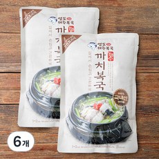 청조푸드 가마솥 영도제주복국 까치복국 냉장, 650g, 6개