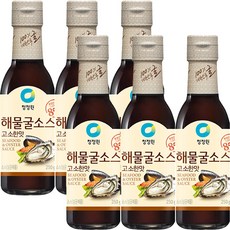 청정원 해물굴소스 고소한맛, 250g, 6개