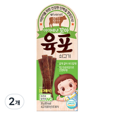 아이배냇 꼬마 육포 6p, 쇠고기, 30g, 2개 - 아이배냇꼬마