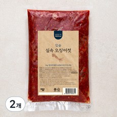 입술 실속 오징어젓, 2개, 1kg
