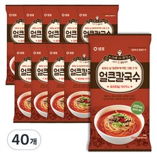 샘표 얼큰 칼국수, 101g, 40개