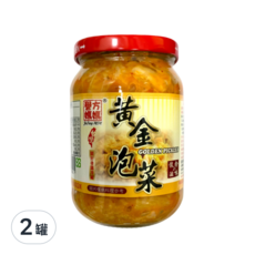 譽方媽媽 黃金泡菜, 直接食用辣脆爽口 開胃最佳良品, 360g, 2罐