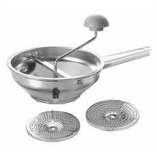 EXCELSA Lesto 3合1鍋架式搗泥器, 430不鏽鋼材質，含3個濾盤, 1組, 不鏽鋼