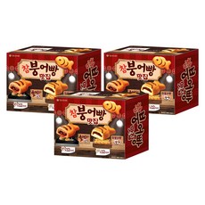 오리온 쫀득쫀득 참붕어빵 12p + 호떡 품은 참붕어빵 12p 세트, 720g, 3세트