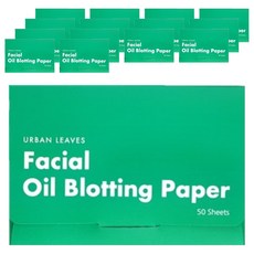 URBAN LEAVES 吸油面紙, 50入, 15個