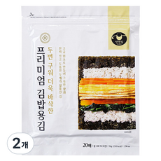 만전김 프리미엄 김밥용김 20매, 56g, 2개