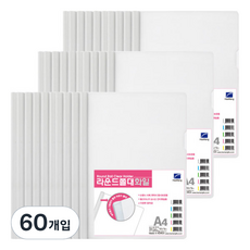 Heemang 素色圓形搓板銼刀, 白色的, 60入