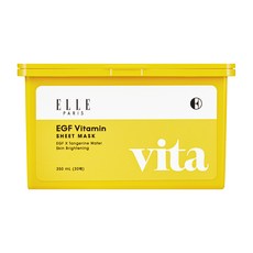 ELLE PARIS EGF 비타민 뽑아쓰는 5분 퀵 시트마스크, 1개, 30개입