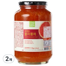 초록원 꿀자몽차, 2kg, 1개입, 2개