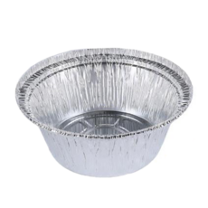 百貨King 1241鋁箔圓碗容器 6件組, 12x12x5cm 鋁箔圓碗, 6入, 4組
