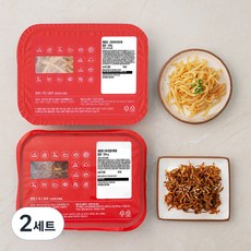 모두의집밥 마른반찬 간장 버터 진미채 250g + 고추장 멸치볶음 250g, 2세트