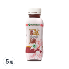 潤之泉潤心田 冰釀烏梅汁, 330ml, 無防腐劑, 無色素, 無人工香料, 5瓶